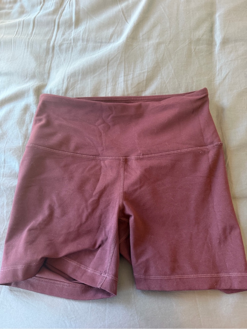 Yogalicious Maroon Biker Shorts